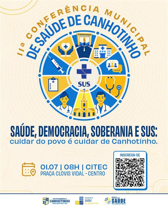 11ª Conferência Municipal de Saúde de Canhotinho