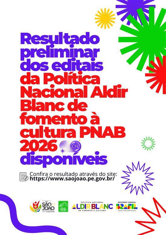 Resultado Preliminar dos Editais PNAB 2026